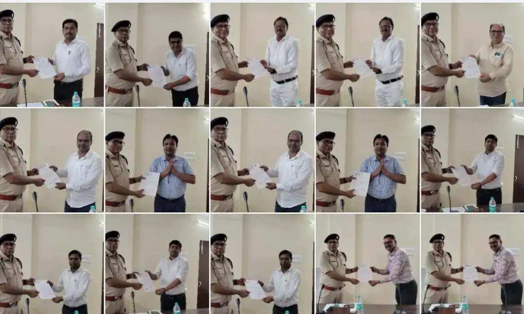 अपराधियों को सजा दिलाने वालों का सम्मान, एसपी ने बांटे प्रशस्ति पत्र
